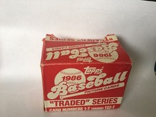 1986 Topps Traded Baseball Pick Your Card Complete Your Set