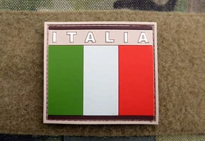 Bandiera Italia - Patch, Deserto / Patch in gomma 3D - Foto 1 di 1