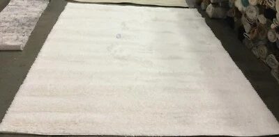 WHITE 8' X 10' Back Stain Rug, Reduced Price 1172653085 SG151-1010-8 - Image 1 of 4
