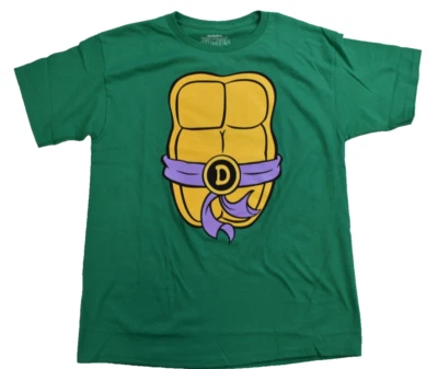 Nickelodeon Boys Teenage Mutant Ninja Turtles Donatello Costume Shirt New XS-XL - Image 1 of 4