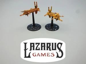 Warhammer 40K Battlefleet Gothic - Chaos Idolator Class Raiders (pintado fuera de servicio) - Imagen 1 de 5