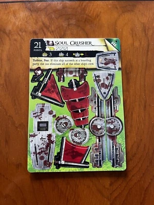 SOUL CRUSHER Savage Shores Pirates Wizkids CSG Pocketmodel - Image 1 of 2