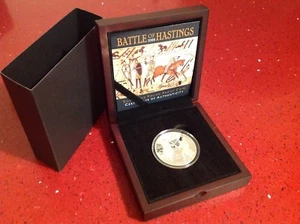 2016 Battle of Hastings 1066 Silver Five Pound Proof Coin- limited edition- COA - Picture 1 of 7