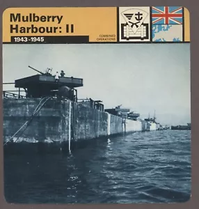 Mulberry Harbour: II edizione carta di servizio seconda guerra mondiale operazioni - Foto 1 di 1