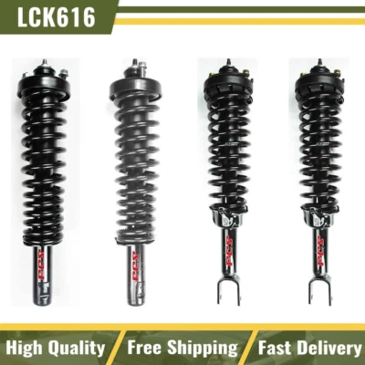 2 muelles helicoidales completos delanteros y 2 traseros para Honda Civic 1996 1997-2000 Foto 1 de 4