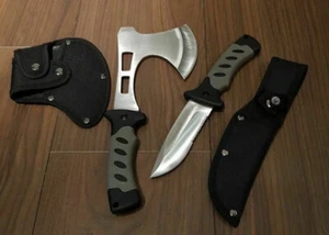 Hand Beil Axt Camping Messer Handbeil Holz Jagd Waldarbeit Spaltbeil Äxte Garten - Bild 1 von 2