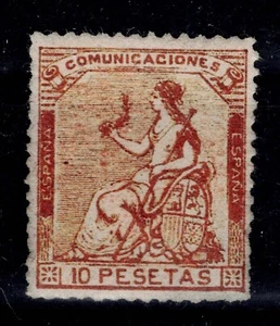 Edifil 140 nuevo * 1873 Alegoria sello España 10 pesetas Spain Lujo - Imagen 1 de 1