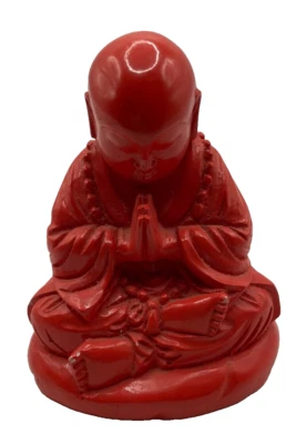 Estatuilla de cerámica de Buda rojo 11cms Foto 1 de 4