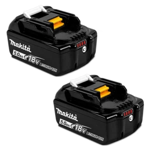 GENUINE Makita 18V 5Ah Li-On Battery Pack - TWIN PACK AUSTRALIAN STOCK - Picture 1 of 1