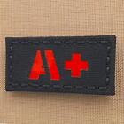a+ APOS 1x2 reflective IFAK first aid kit blood type touch fastener patch