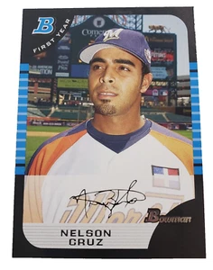 2005 Bowman Draft Baseball Nelson Cruz RC #BDP155 Milwaukee Brewers MLB Mariners - Picture 1 of 2