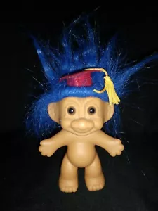 Bambola Russ Troll LAUREA CAPELLI BLU TROLL NUDO 3" - Foto 1 di 9