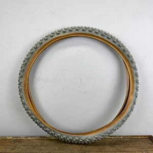 Vintage Tioga Psycho Tire Gray 26 x 1.95 Orphan Single K/S  Tomac HTF 1990s 26" - Picture 1 of 11
