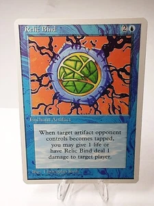 MTG - 4th Edition - Relic Bind - Rare - Lightly Played - Picture 1 of 5