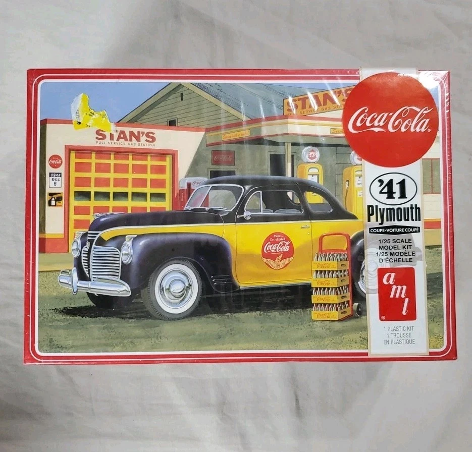 AMT 1/25 Scale 41 Plymouth Coupe Coca Cola