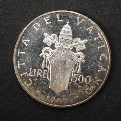 1963   VATICAN   500 LIRE  **NICE COIN** FREE SHIPPING CO388 - Image 1 of 2