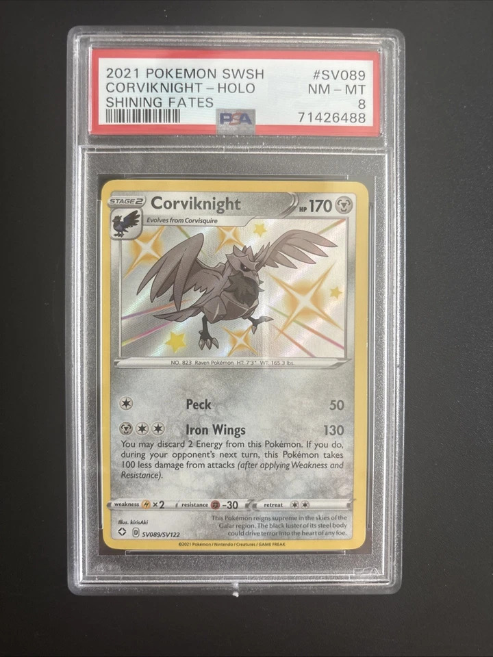 Corviknight SV089/SV122 Shining Fates: Shiny Vault Holo - Image 1 of 1