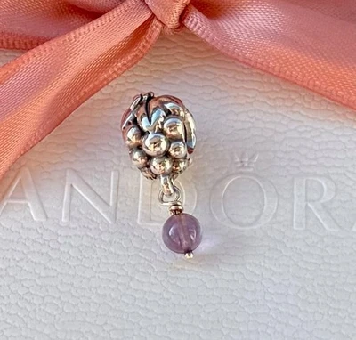 Original Pandora Anhänger „Traube“ 925 silber, lila #790481AM - Bild 1 von 2