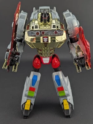 Transformers Age of Extinction Silver Knight Grimlock READ Hasbro AOE Voyager - Image 1 of 4