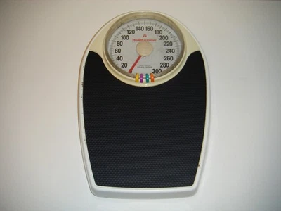 Báscula de baño personal vintage Health-O-Meter modelo 140 300 lb con marcadores Foto 1 de 4