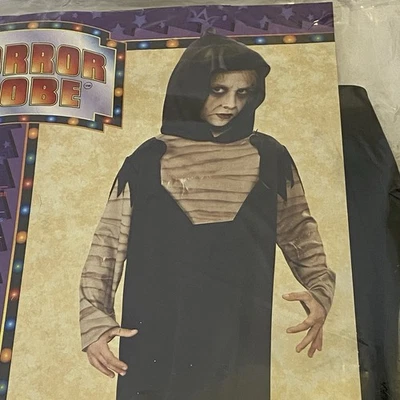 Bata de terror de Rubie para niños disfraz mediano 5-7 años bata con capucha #881949 nueva Foto 1 de 4