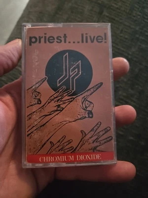JUDAS PRIEST Priest... Live ! CASSETTE Tape CANADA Tested! - Image 1 of 4