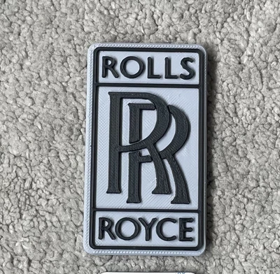 Rolls Royce Badge 3d - Fridge magnet badge
