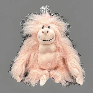 Ganz Webkinz Glamorous Pink Gorilla 9”Plush Stuffed Animal NO CODE HM477 - Picture 1 of 12
