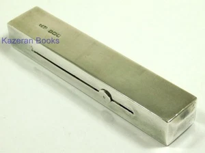 Antique Edwardian Solid Sterling Silver Retractable Sealing Wax Holder 1909 C&C - Picture 1 of 17