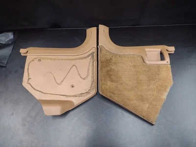 88 - 91 Camaro Iroc Firebird GTA Trans Am BEECHWOOD TAN Front Kick Panels - Image 1 of 4