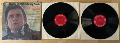 DOUBLE 33 12" LP JOHNNY CASH THE WORLD OF STEREO - Imagem 1 de 2