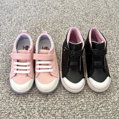 Комплект лот из двух See Kai Run кроссовки обувь детский 12 черный высокий верх и розовый - Изображение 1 из 4