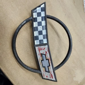 C4 Corvette Front Nose Emblem Badge Logo Nameplate Hood 84-90 OEM USED 10153649 - Picture 1 of 7
