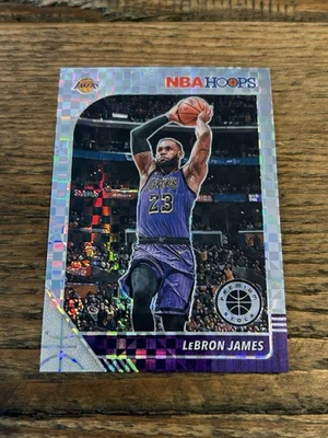 Lebron James 2019-20 Hoops Premium Box Set /149 Checkerboard #87 Lakers - Image 1 of 2