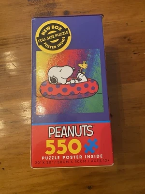 Rompecabezas Ceaco Peanuts Snoopy Woodstock 550 piezas 20"x20" completo Foto 1 de 4