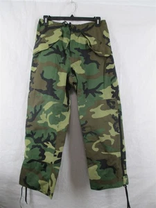Cold/Wet Weather Gore-Tex Gore-Seam Pants Small Regular Woodland Camo BDU Army - Picture 1 of 3