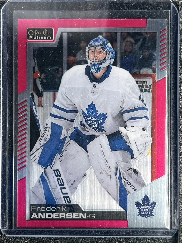 Andersen, Frederik - 2020-21 O-Pee-Chee Platinum - Matte Pink - Image 1 of 1