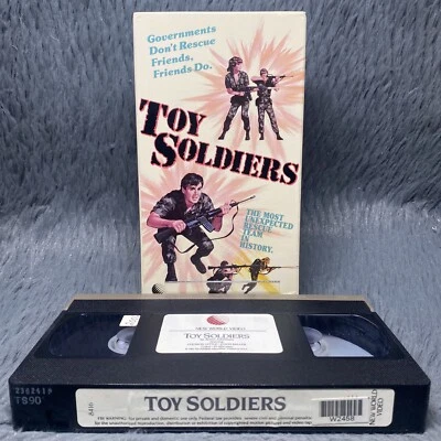 Toy Soldiers VHS 1985 Tape New World Video Jason Miller Action Movie Film - Image 1 of 4