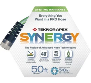 Teknor Apex 5001-50 Synergy Schwerlast Gartenschlauch, 5/8 Zoll x 50 Fuß - Bild 1 von 3
