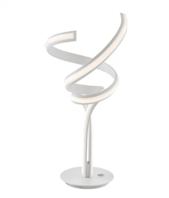 Finesse Decor TL-004-W Munich 22 in. 28-Watt Integrated LED White Table Lamp - Image 1 of 4