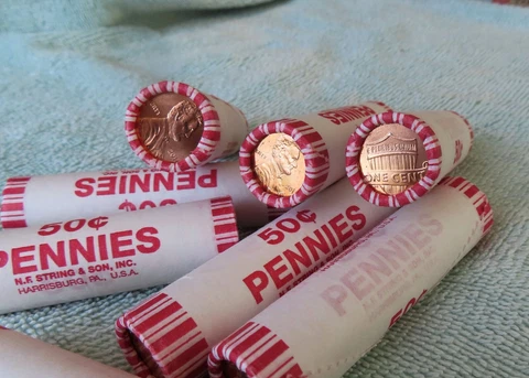 2011-P **Original Bank Wrapped ** Uncirculated Lincoln Cent Roll - OBW Penny's Cover