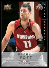 2008 Upper Deck First Edition #226 Brook Lopez Rookie Card RC