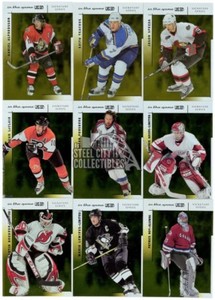 2003-04 In The Game Used Signature Series Hockey 120-Card Gold Parallel Base Set