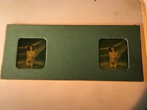 N1-61 RISQUÉ PHOTO SLIDES - STEREO LOCKSLIDE - Picture 1 of 2