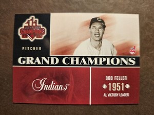 2003 Donruss Grand Champions GC-2 Bob Feller - Cleveland Indians