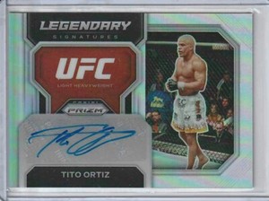 2023 Panini Prizm UFC Legendary Signatures Silver Prizm Tito Ortiz