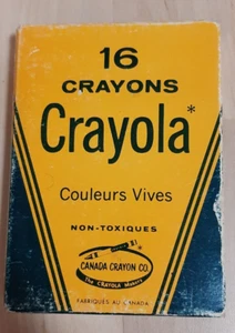Vintage Crayola No 16 Crayons Made in Canada Mid Century - Picture 1 of 5