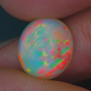 7.64 ct Top Class ! UnHeated Rainbow Opal Cabochon 100% Natural From Ethiopia - Picture 1 of 6