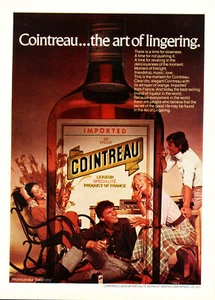 COINTREAU LIQUEUR AD #1 RARE 1972 OUT OF PRINT VINTAGE - Picture 1 of 2