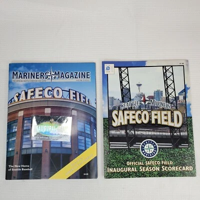 SEATTLE MARINERS Magazine 1999 First Ever Safeco Field Edition Volume 10 Issue 3 - Image 1 of 4